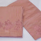Mul Chanderi  Material With  Crosia Work Top And Duppatta