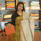Pure Chanderi  Cotton  With Hand  Blocked Print And Chanderi  Silk  Duppatta
