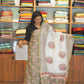 Pure Chanderi  Cotton  With Hand  Blocked Print And Chanderi  Silk  Duppatta